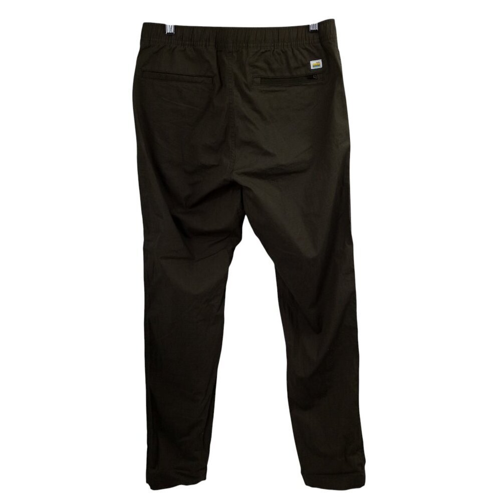 Vuori Mens Rip Stop Olive Green Tapered Pants Size M Stretch Pockets Climber - Picture 7 of 12
